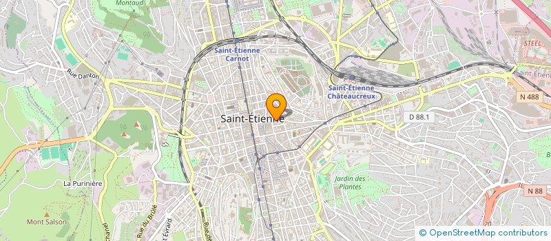 localisation de l'entreprise COPROPRIETE BLANQUI  SAINT-ETIENNE