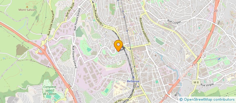 localisation de l'entreprise COPROPRIETE BLOCH  SAINT-ETIENNE