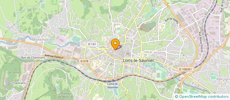 localisation de l'entreprise COPROPRIETE BOIS DE NANCE  LONS-LE-SAUNIER