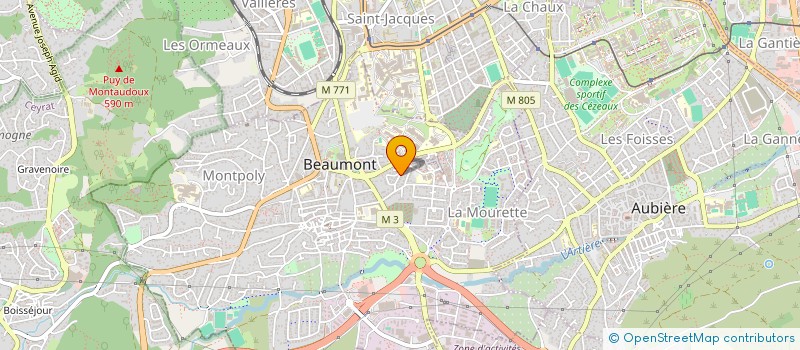 localisation de l'entreprise COPROPRIETE BOISBEAUMONT  BEAUMONT