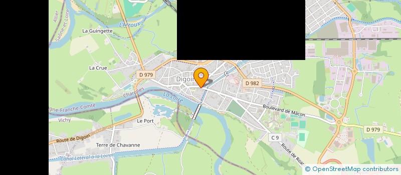 localisation de l'entreprise COPROPRIETE BONAZZA  DIGOIN