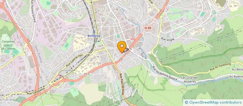 localisation de l'entreprise COPROPRIETE BONNASSIEUX  SAINT-ETIENNE