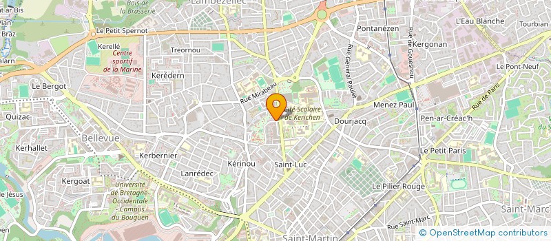 localisation de l'entreprise COPROPRIETE BONNE NOUVELLE à BREST