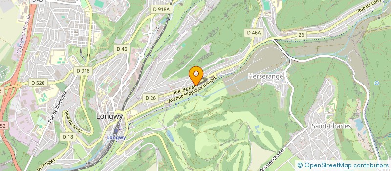 localisation de l'entreprise COPROPRIETE BOSSI  HERSERANGE