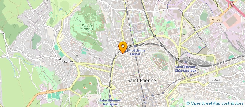 localisation de l'entreprise COPROPRIETE BOURGNEUF  SAINT-ETIENNE