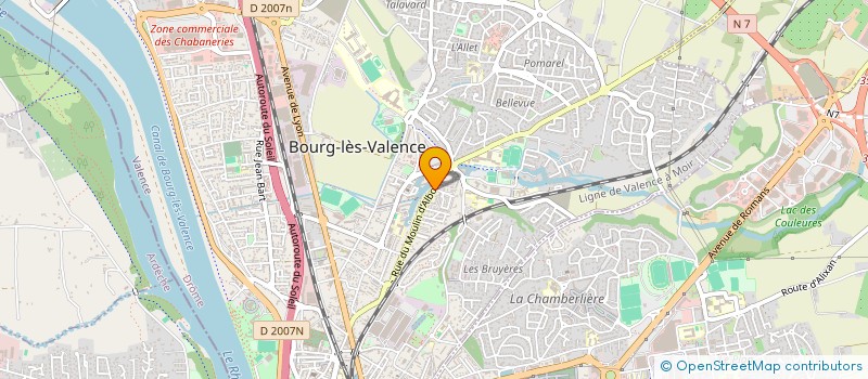 localisation de l'entreprise COPROPRIETE BRASILIA  BOURG-LES-VALENCE