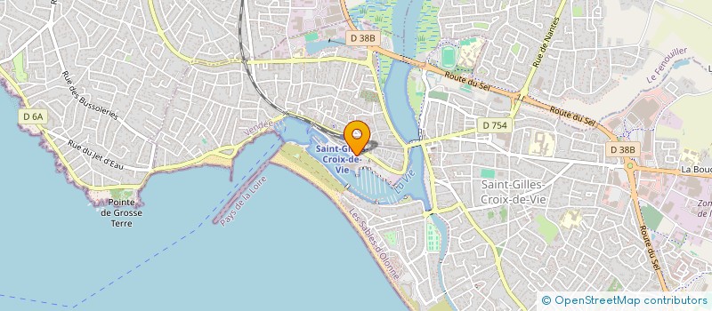 localisation de l'entreprise COPROPRIETE BREMAUD ERIC / INDIVISION AVRILLA à SAINT-GILLES-CROIX-DE-VIE