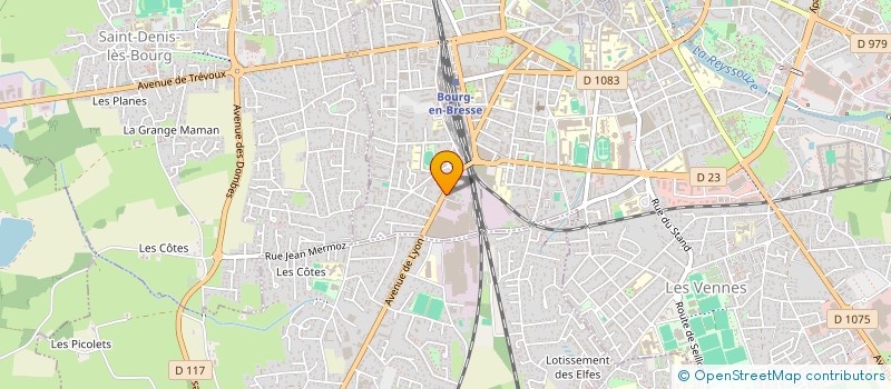 localisation de l'entreprise COPROPRIETE BRESSE DOMBES à BOURG-EN-BRESSE