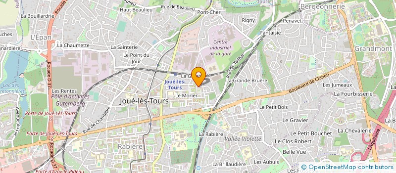 localisation de l'entreprise COPROPRIETE BRETAGNE A  JOUE-LES-TOURS