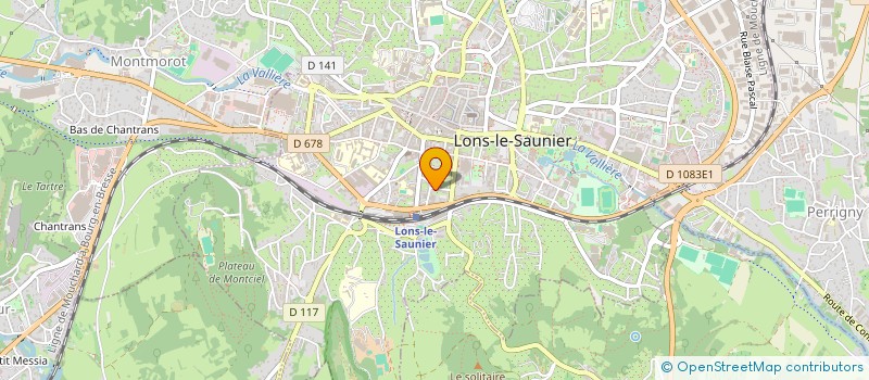 localisation de l'entreprise COPROPRIETE BRICHARD  LONS-LE-SAUNIER