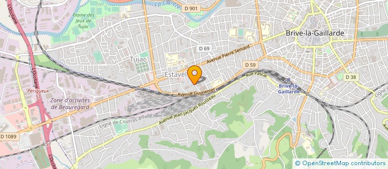 localisation de l'entreprise COPROPRIETE BRIVE PRESIDENC  BRIVE-LA-GAILLARDE