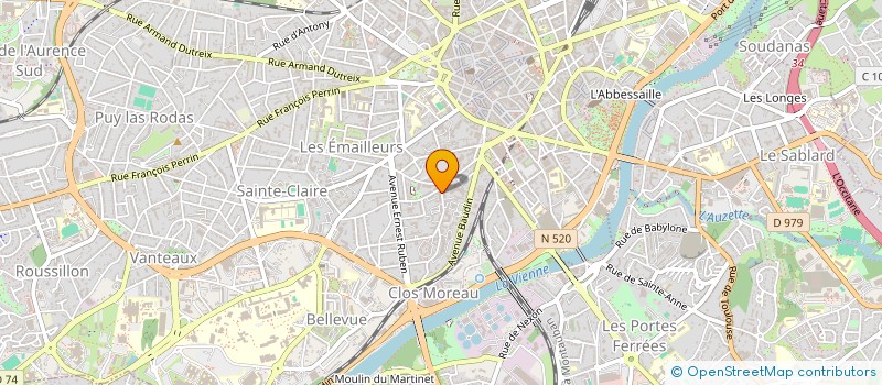 localisation de l'entreprise COPROPRIETE BROSSOLETTE à LIMOGES