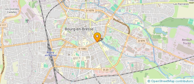 localisation de l'entreprise COPROPRIETE BROU VICTOR HUGO à BOURG-EN-BRESSE