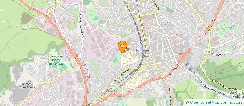 localisation de l'entreprise COPROPRIETE BUFFON  SAINT-ETIENNE