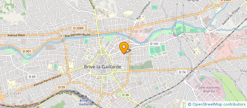 localisation de l'entreprise COPROPRIETE BUGEAUD  BRIVE-LA-GAILLARDE