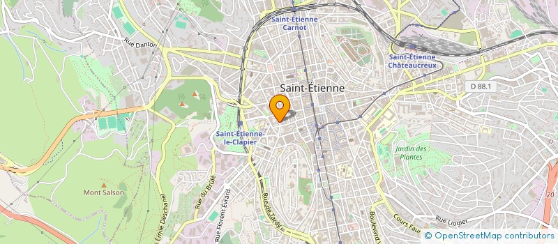 localisation de l'entreprise COPROPRIETE BUISSON  SAINT-ETIENNE