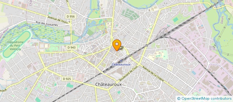 localisation de l'entreprise COPROPRIETE BUREAUX SAINT LUC à CHATEAUROUX