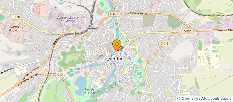 localisation de l'entreprise COPROPRIETE CAISSE EPARGNE à VERDUN