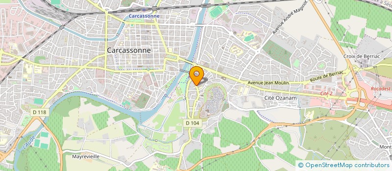 localisation de l'entreprise COPROPRIETE CALS  CARCASSONNE