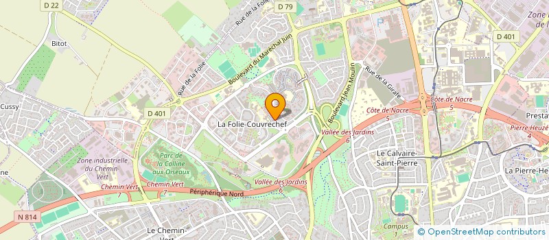 localisation de l'entreprise COPROPRIETE CAMBRIDGE à CAEN