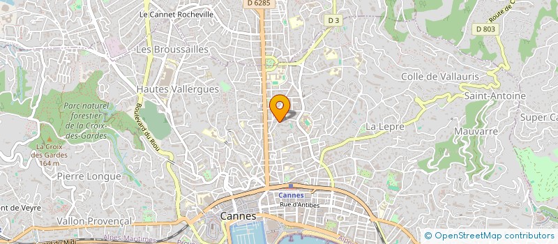 localisation de l'entreprise COPROPRIETE CANNES PASSY  CANNES