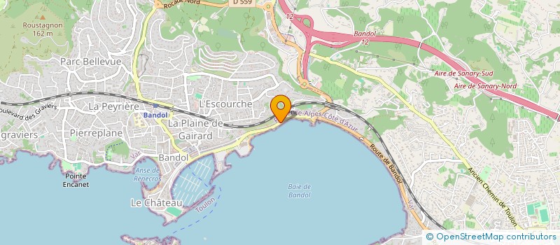 localisation de l'entreprise COPROPRIETE CANTEGRIL à BANDOL