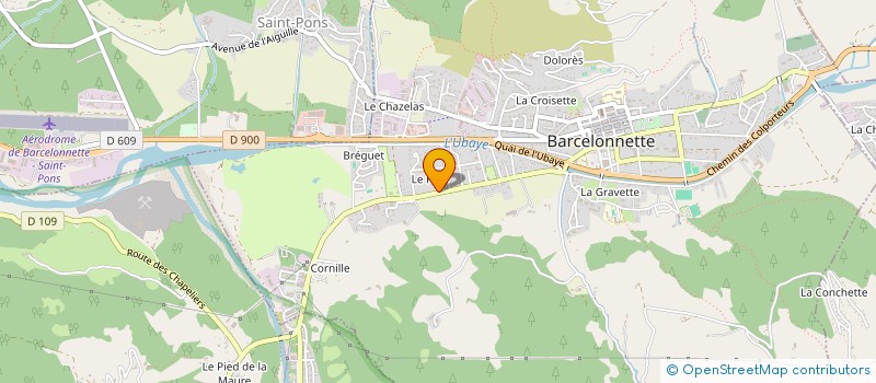 localisation de l'entreprise COPROPRIETE CAP DES NEIGES  BARCELONNETTE