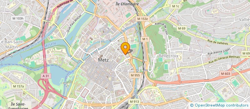 localisation de l'entreprise COPROPRIETE CAPUCINS TOMBOIS  METZ