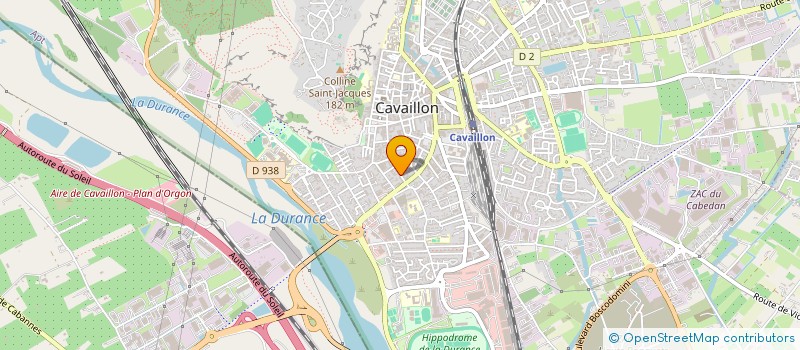 localisation de l'entreprise COPROPRIETE CARLINA  CAVAILLON