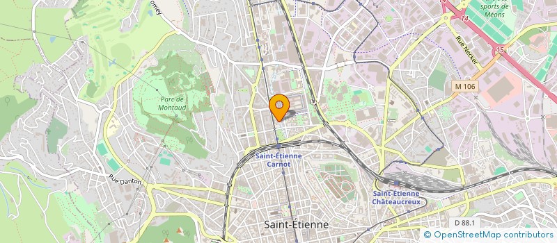 localisation de l'entreprise COPROPRIETE CARNOT  SAINT-ETIENNE