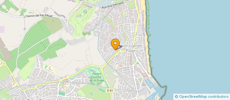 localisation de l'entreprise COPROPRIETE CASSIOPEE  SAINT-CYPRIEN