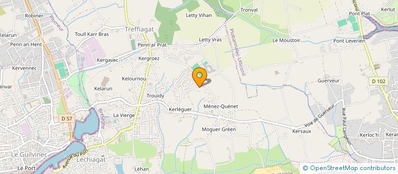 localisation de l'entreprise COPROPRIETE CELTICA  TREFFIAGAT