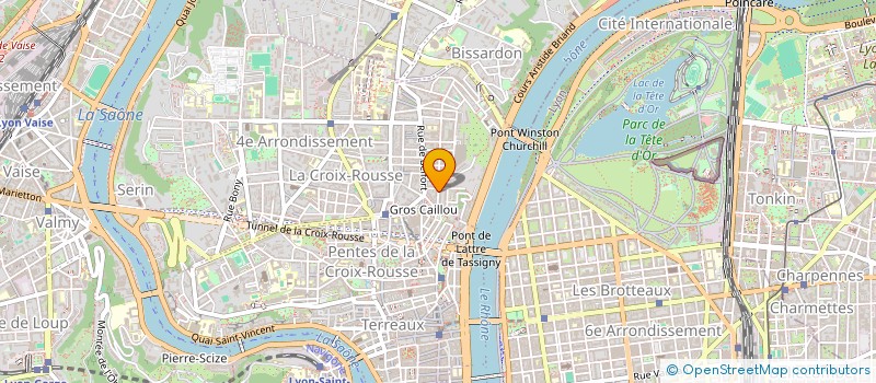 localisation de l'entreprise COPROPRIETE CELU 9  LYON 4EME