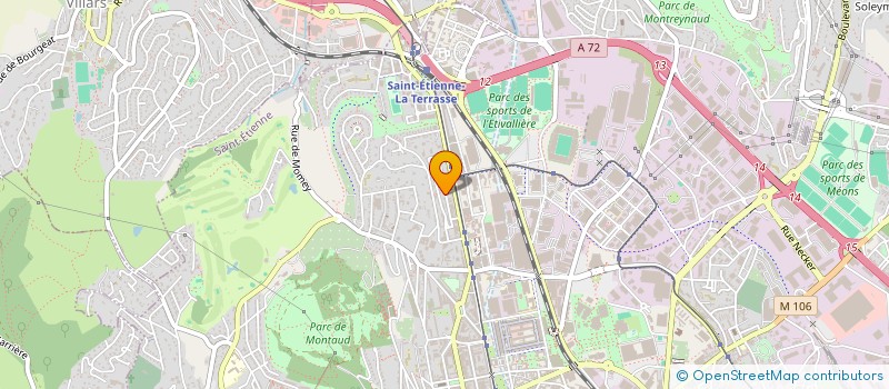 localisation de l'entreprise COPROPRIETE CEVENNES  SAINT-ETIENNE