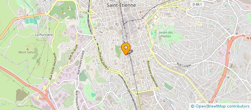 localisation de l'entreprise COPROPRIETE CHALET  SAINT-ETIENNE