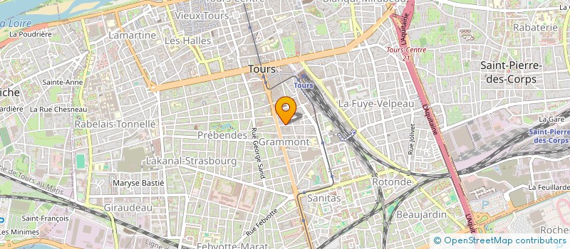 localisation de l'entreprise COPROPRIETE CHALMEL  TOURS