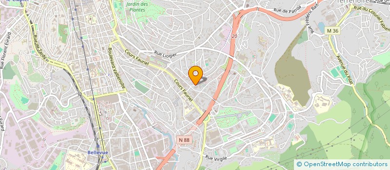 localisation de l'entreprise COPROPRIETE CHAMBORD  SAINT-ETIENNE