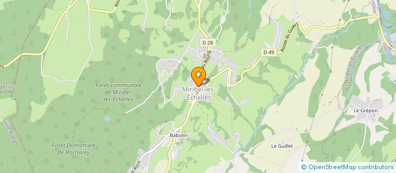 localisation de l'entreprise COPROPRIETE CHAMECHAUDE VICTORIA  SAINT-PIERRE-DE-CHARTREUSE