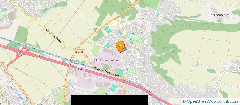 localisation de l'entreprise COPROPRIETE CHANTEREINE 2  BOURGOIN-JALLIEU