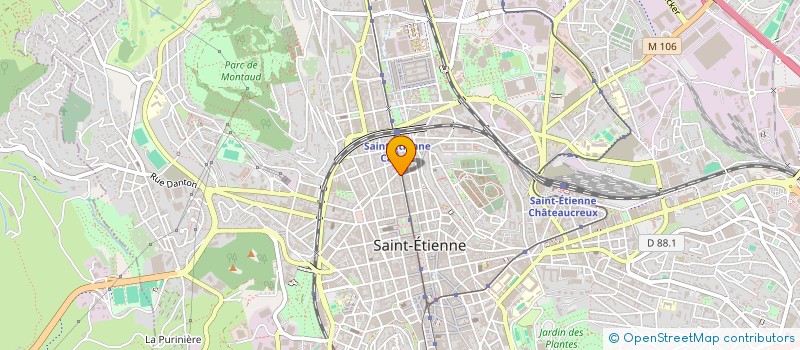 localisation de l'entreprise COPROPRIETE CHARLES DE GAULLE  SAINT-ETIENNE