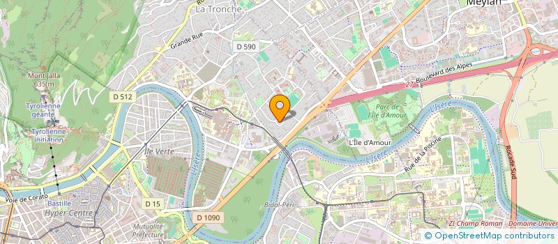 localisation de l'entreprise COPROPRIETE CHARMEYRAN I  LA TRONCHE