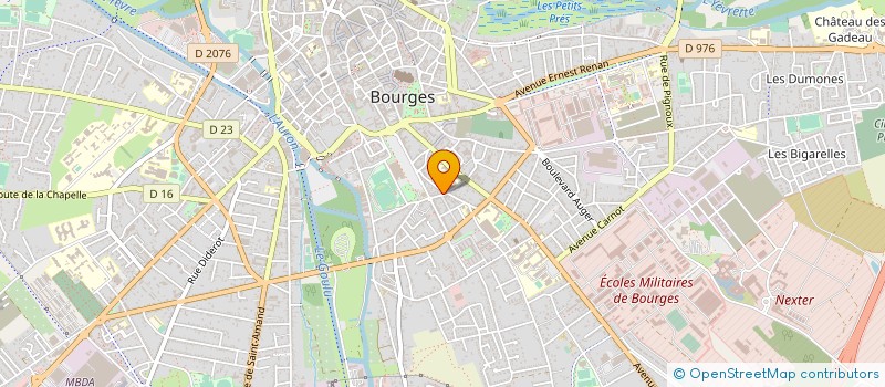 localisation de l'entreprise COPROPRIETE CHATEAU D EAU  BOURGES