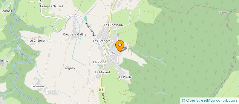 localisation de l'entreprise COPROPRIETE CHATEAU DE MONTPON  ALBY SUR CHERAN