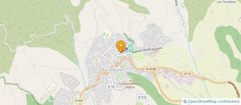 localisation de l'entreprise COPROPRIETE CHATEAU GUYON  FORCALQUIER