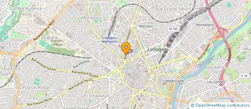 localisation de l'entreprise COPROPRIETE CHENIEUX VISITATION à LIMOGES