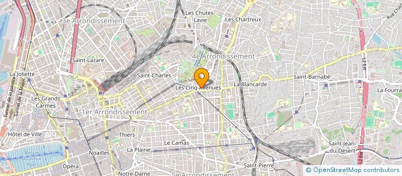 localisation de l'entreprise COPROPRIETE CHHARTREUX à MARSEILLE
