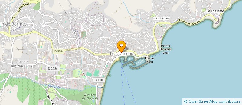 localisation de l'entreprise COPROPRIETE CIGALES à LE LAVANDOU