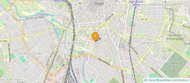 localisation de l'entreprise COPROPRIETE CITE DES JARDINS  DIJON