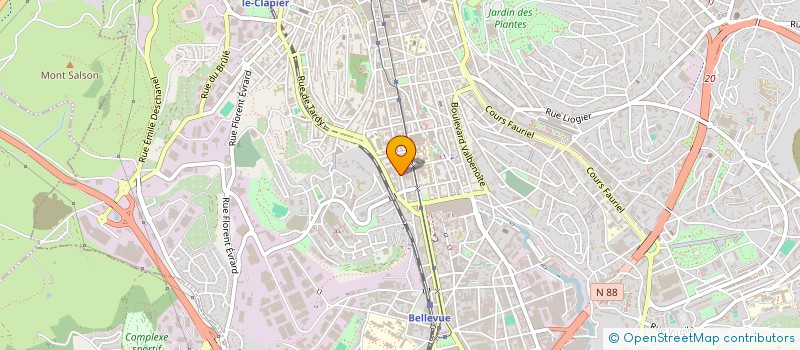 localisation de l'entreprise COPROPRIETE CLAUDE  SAINT-ETIENNE