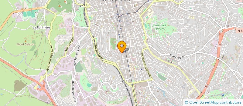 localisation de l'entreprise COPROPRIETE CLAUDE  SAINT-ETIENNE